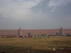 Bagpipers outside of the Red Fort, Old Delhi.
