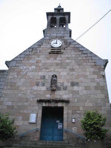Church in St. Pol-de-Leon, near where my boat landed in Roscoff, Bretagne.