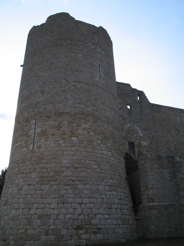 Yevre-le-Chatel, a stronghold built in the early 13th century.