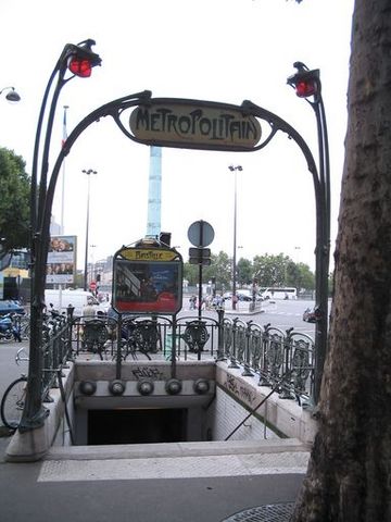 The Bastille Stop of the Paris Metro.