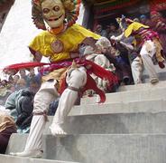 The white powder wielding guys, Spituk Festival 2003.