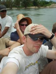 On the fast boat from the Lao border to Stung Treng, Cambodia.