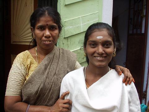 Two women in Madurai.
