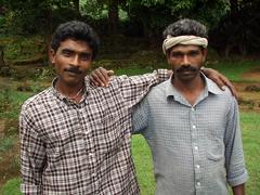 Rajan and the Assistant Manager's gardner.